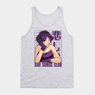 Sad Songs Club Anime Tank Top